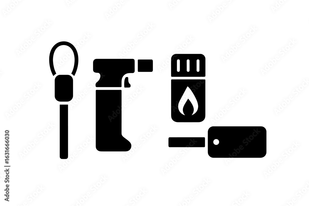 Poster tools for crafting and creating with heat in a studio setting during daylight hours