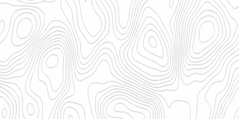 Contour abstract map relief land outline. Topographic map patterns. White wave paper curved reliefs abstract background. Background of the topography map. Abstract pattern with lines.	