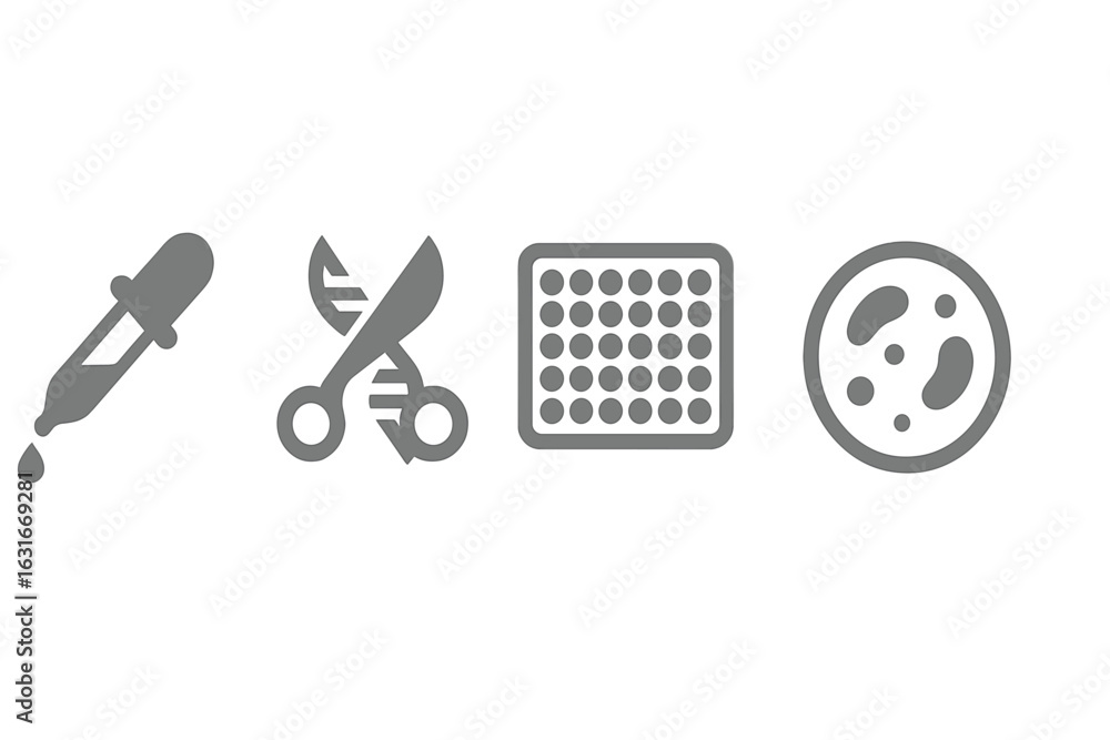 Poster lab equipment and tools used in scientific experiments with emphasis on precision and technique duri