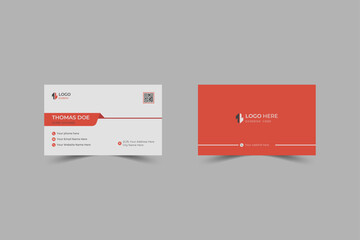 Business Card Bundle–Set of Modern and Professional Name Card Vector Templates with QR Code Clean, Minimalist, Double-Sided Visiting Card Design for Corporate and Personal Branding Use