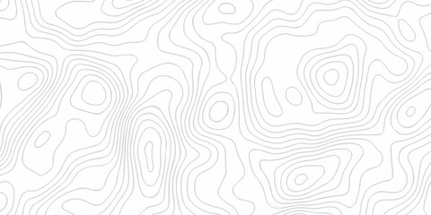 Contour abstract map relief land outline. Topographic map patterns. White wave paper curved reliefs abstract background. Background of the topography map. Abstract pattern with lines.	