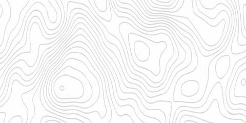 Contour abstract map relief land outline. Topographic map patterns. White wave paper curved reliefs abstract background. Background of the topography map. Abstract pattern with lines.	