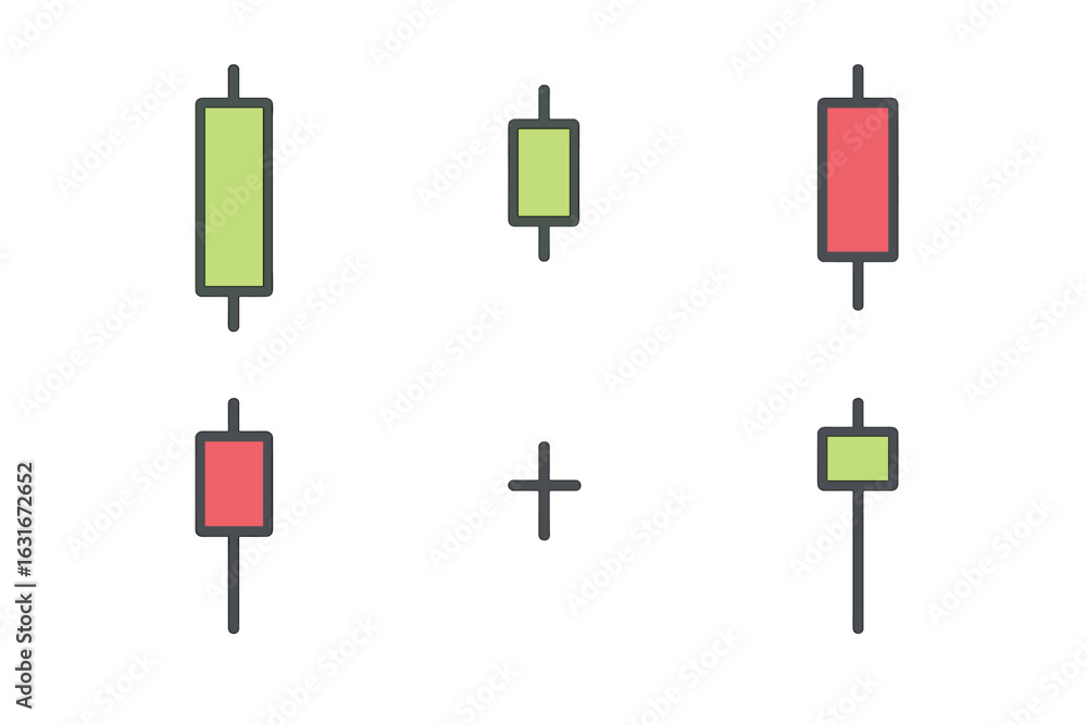 Poster understanding price movement through candlestick patterns in trading analysis