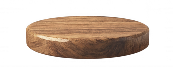 3d icon Polished wooden surface showcasing design wood grain pattern, isolated on transparent intricate for versatile background application