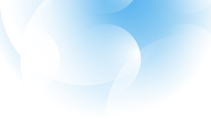 Abstract creative gradient light blue circle geometric shape background illustration.