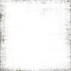 Vintage Halftone Grunge Texture Background, Distressed Dotted Paper Texture Border Design, Faded Old Print Grunge Texture Vector, Retro Halftone Edge Overlay Texture Template