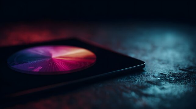 Holographic data visualization on a tablet device