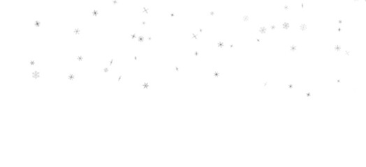 Snowflake Ballet: Exquisite 3D Illustration of Descending Festive Snowflakes in Motion