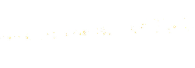 Sparkling gold stars scattered across a white background. Perfect for festive designs.