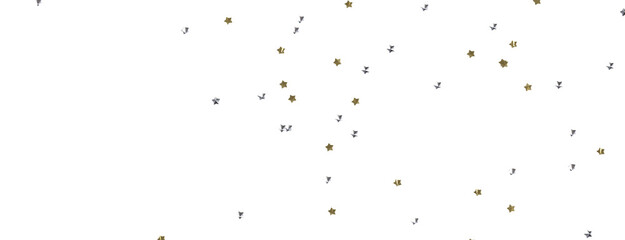 XMAS Holiday golden decoration, glitter frame isolated -