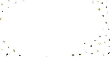 Stellar Christmas Drift: Radiant 3D Illustration Showcasing Descending Holiday Stars in Motion