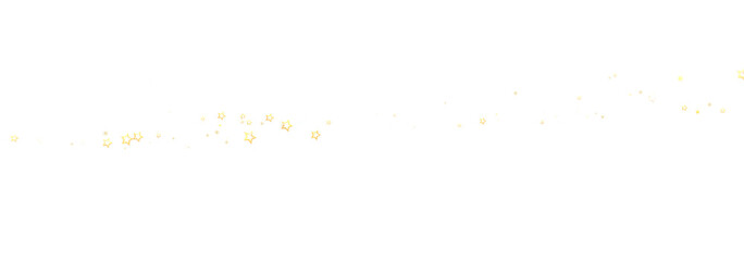 Sparkling gold stars scattered across a white background. Perfect for festive designs.