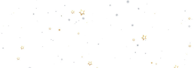 Sparkling stars, gold and silver, perfect for holiday backgrounds, celebrations, and more.