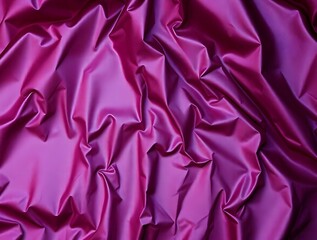 Draped Magenta Fabric Texture Rich Purple Cloth Background Texture