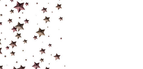 Beautiful image of scattered stars, perfect for festive backgrounds or designs.