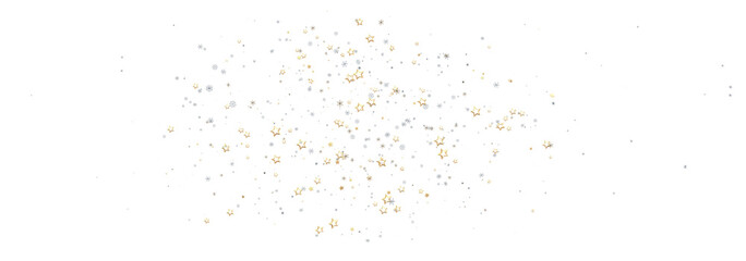 Festive background with gold and silver stars. Perfect for holidays, celebrations, and more.