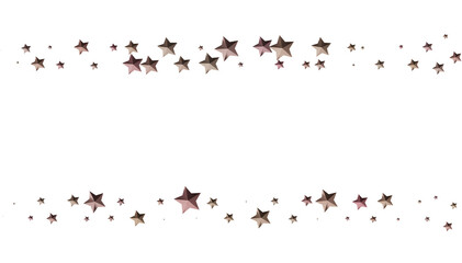 Elegant design featuring rose gold stars scattered across a white background. Perfect for cards, invitations, and more.