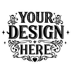 Your Design Here logo template © KC.STUDIO