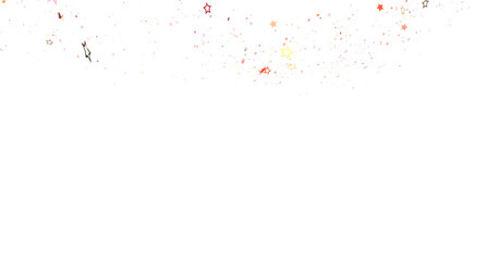 Obraz premium Drifting Christmas Stardust: Captivating 3D Illustration of Descending Stardust Particles for the Holidays