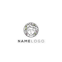 Simple compass style logo with travel adventure theme