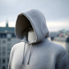 Minimalistic Hoodie sweater Mock-up