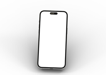 Clean, minimalist smartphone mockup. Perfect for app presentations and website designs.