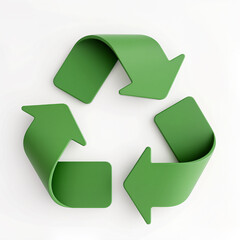 Obraz premium Sustainable design symbolizing eco-friendliness and recycling movement