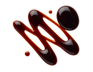 smear balsamic vinegar isolated on transparent png