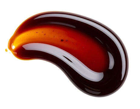 smear balsamic vinegar isolated on transparent png