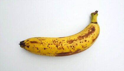 banana on white background