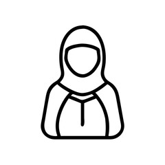 islamic women icon
