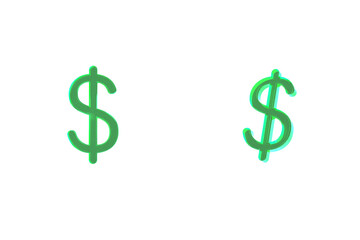 Dollar Sign Iconography: A simple and clean image of dollar sign, conveying themes of wealth, currency, and financial transactions. 