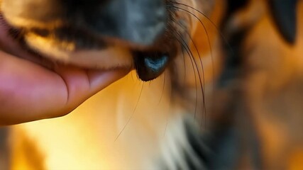 Adorable dog with expressive eyes looking into the camera. Ideal for advertising pets, veterinary services, and nature content.
