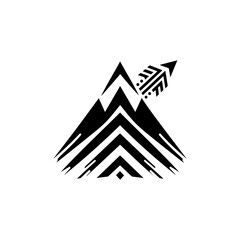 The tribal mountain peak symbolizes ambition