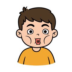 boy expression