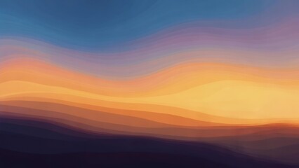 Abstract sunset