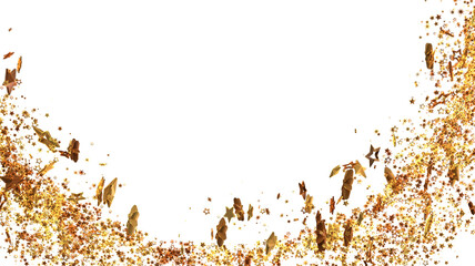 Sparkling gold stars on white. Perfect for holidays, celebrations, and more!