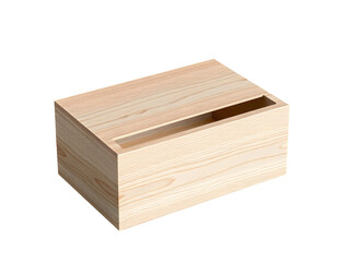 Wooden Box with Slot Detail