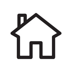 Home Icon – House Symbol for Real Estate and Homepage