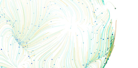 Beautiful abstract background with flowing lines and scattered particles. Perfect for design projects.