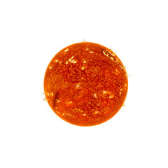Sun Isolated on Transparent Background

