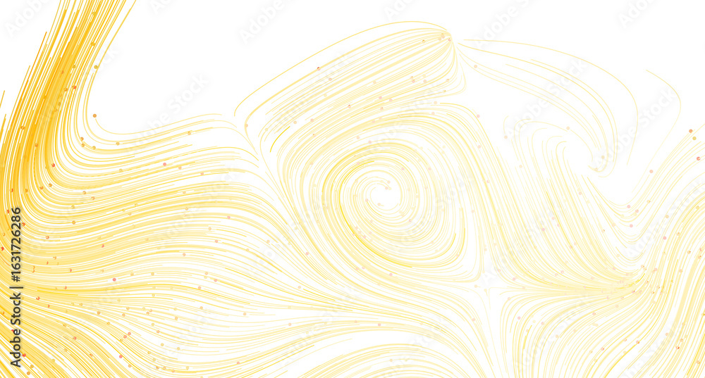 Poster elegant golden swirls and lines create a luxurious, abstract background. perfect for design projects