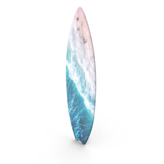 Surfboard Isolated on Transparent Background