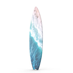 Surfboard Isolated on Transparent Background
