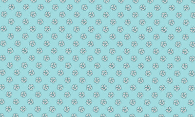 Beautiful abstract floral seamless pattern background. Mint blue vector ornamental background.
