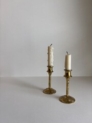 Gold Candle Holder