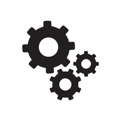 Gear Settings Icon – Cogwheel Symbol