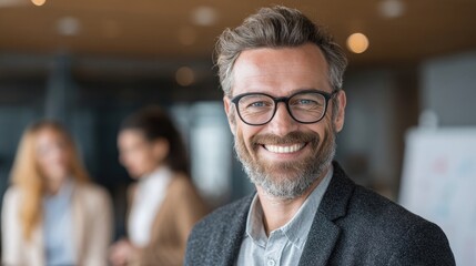 Fototapeta premium Industry-aligned training fosters career longevity, ensuring workers remain competitive and prepared for technological and market shifts. 