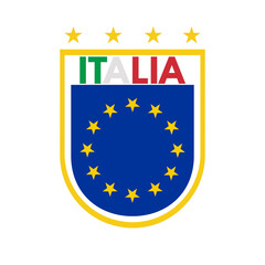 european union flag, Italy flag stamp, italy flag badge, button, italy shield, italia, made in italy, made in Italia, banner, icon symbol, made in Europe, eu, european union flag in made