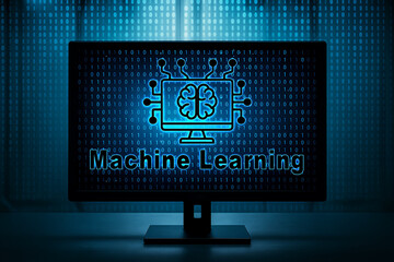 Machine Learning Algorithm Visualized With Neural Circuitry
